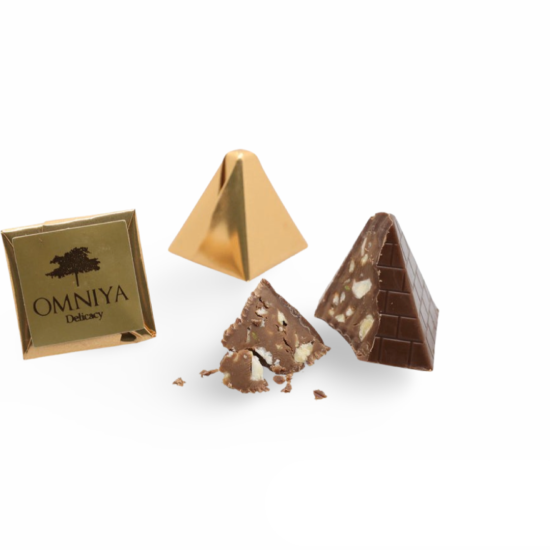 Chocolate Pyramid Praline with Nuts