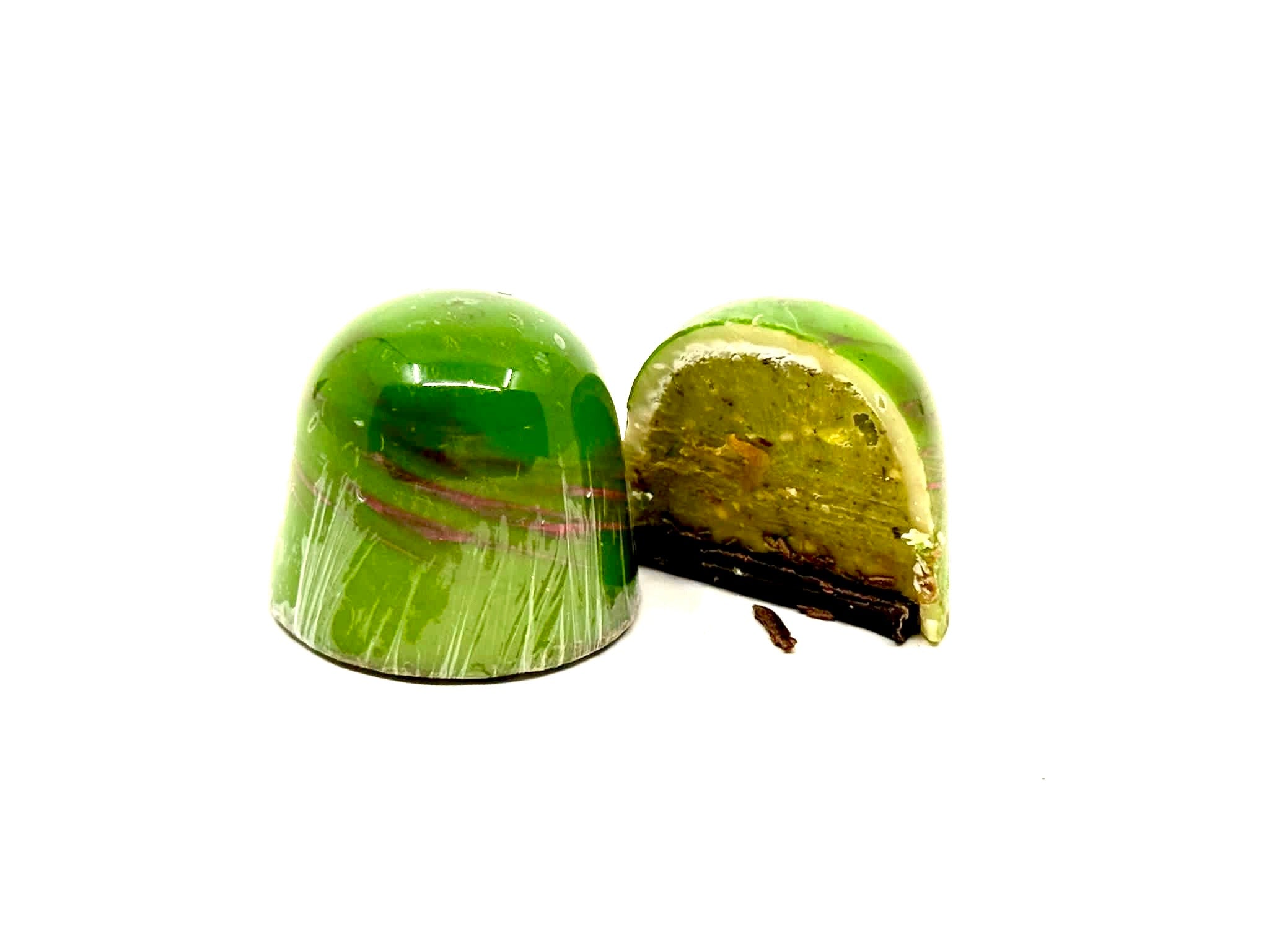 Chocolate Galaxy Crystal Green Crème Pistachio