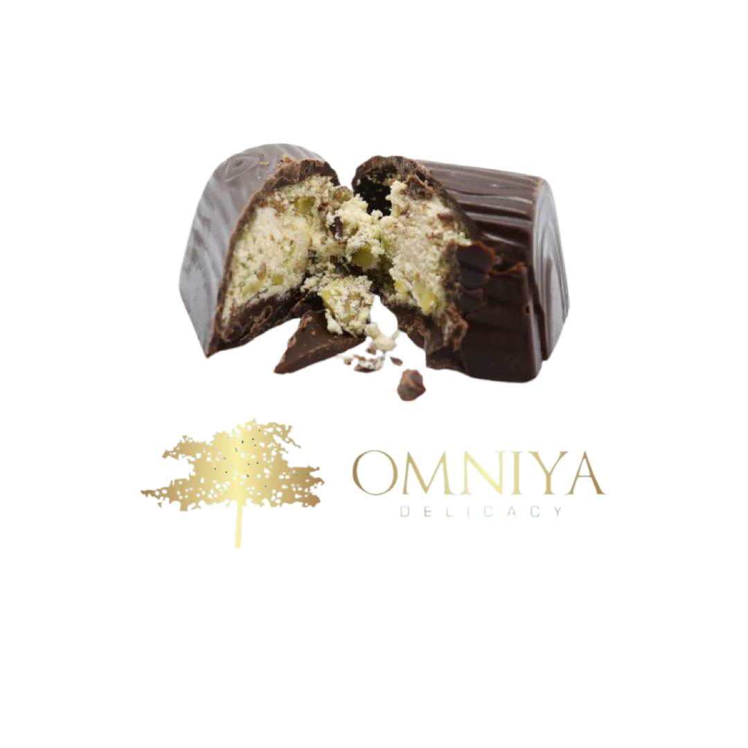 Dark Chocolate Halawa with Pistachio - No Added Sugar