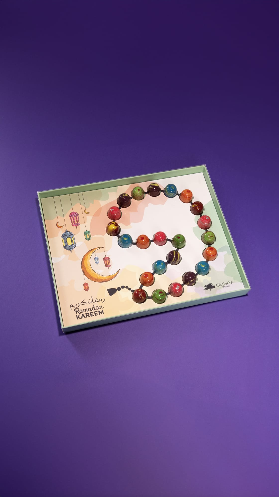 Chocolate Galaxy Masbaha - Ramadan Eid Fitr Assortment of Delicious Premium Chocolates, Perfect for Gifting and Celebrating the Holy Month