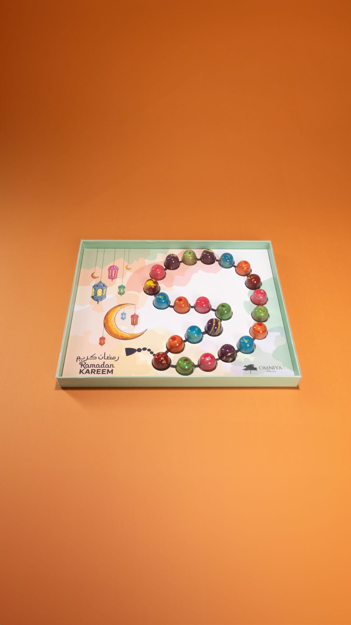 Chocolate Galaxy Masbaha - Ramadan Eid Fitr Assortment of Delicious Premium Chocolates, Perfect for Gifting and Celebrating the Holy Month