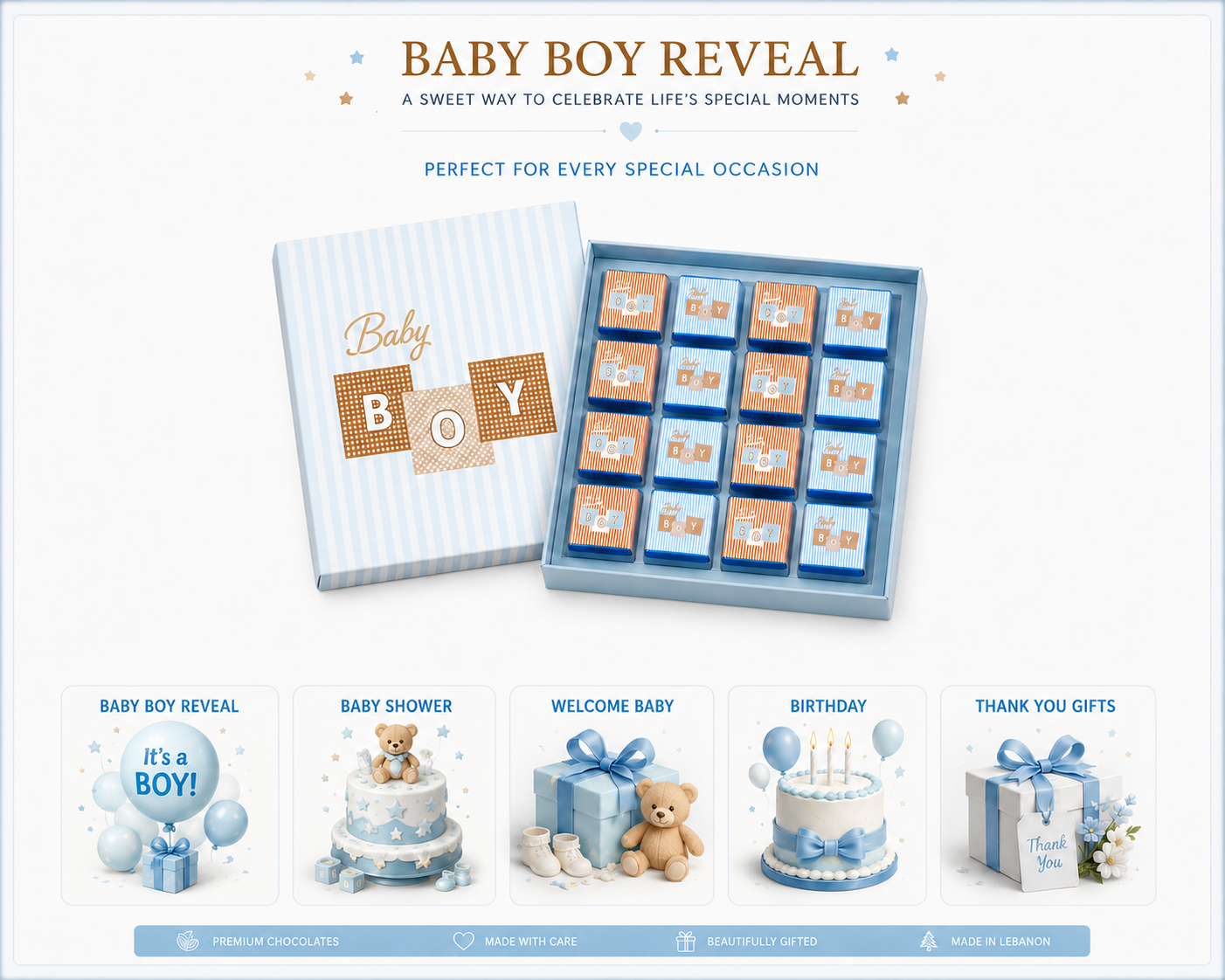 Baby Shower Chocolate Gift Box