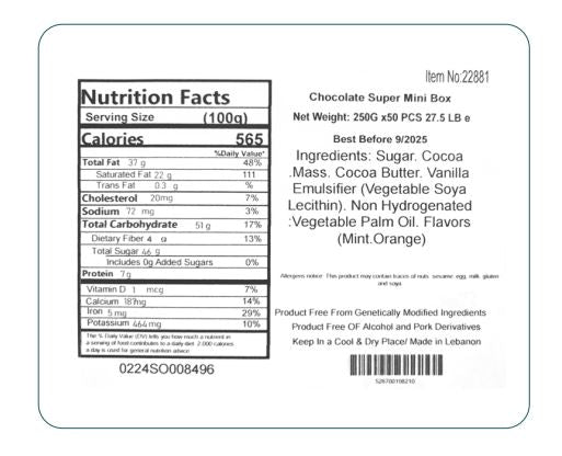 Mini Milk Chocolate Variety (+/- 100 PCS)