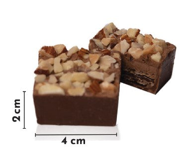 Chocolate Cream Biscuit with Nuts Dark No Added Sugar