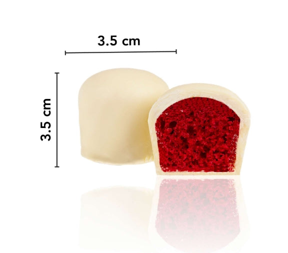 Chocolate Red Velvet with Pink Vermicelle