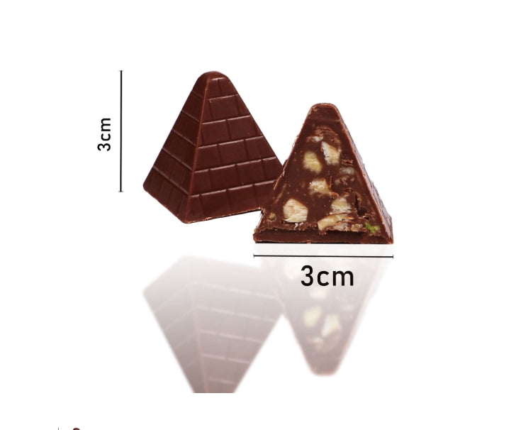 Chocolate Pyramid Praline with Nuts