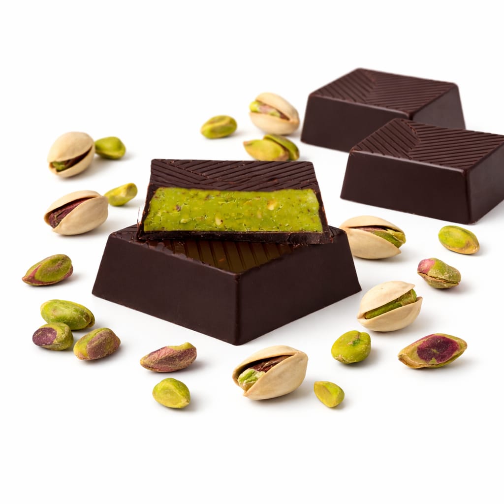 Chocolate Pistachio Paste with Pistachio Dark