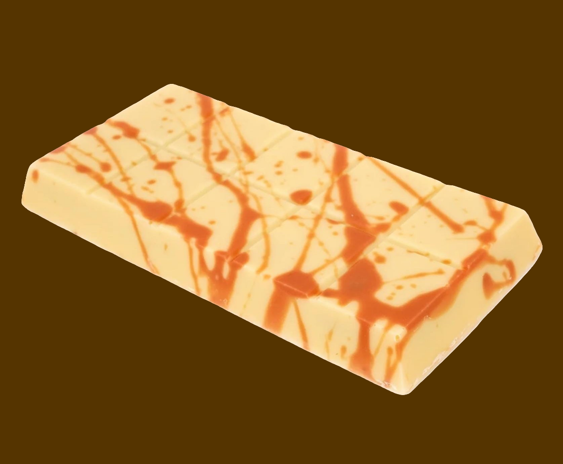 Elegant Golden Chocolate Bar Close Up