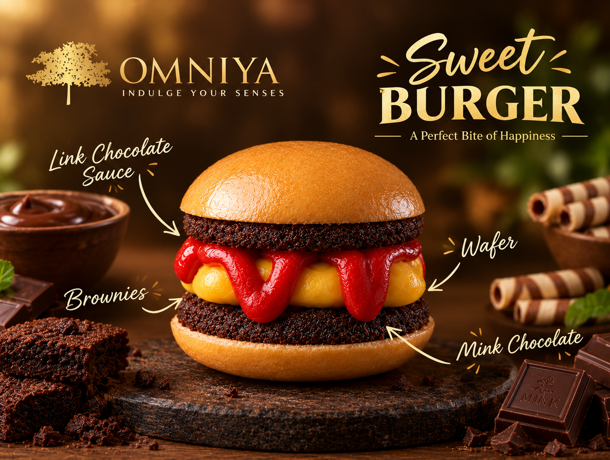 Omniya's Sweet Burger – Chocolate Mini Burger Box 525g | Lebanese Chocolate Treat