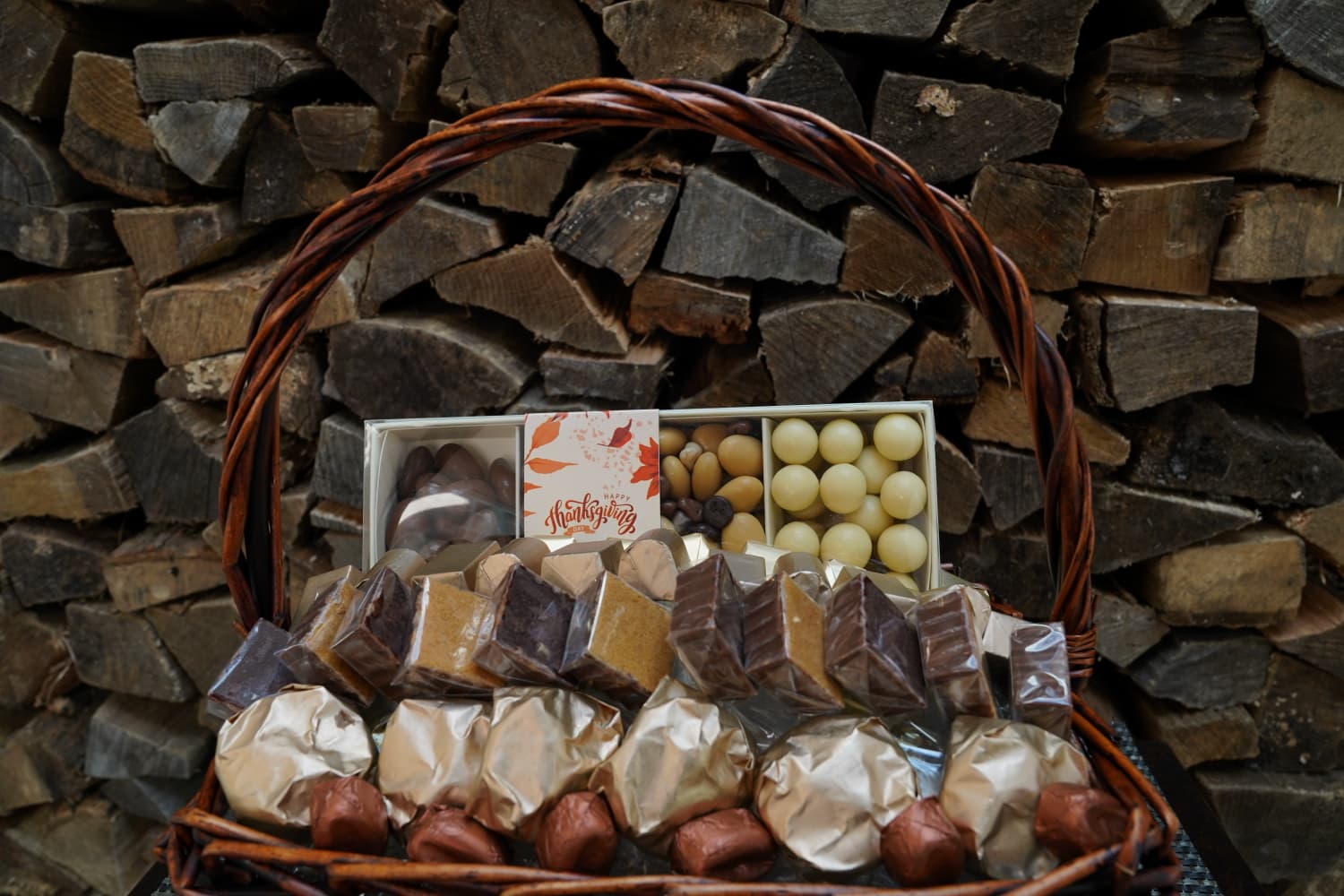 Thanksgiving Chocolate Gift Basket – Gourmet Assorted Chocolates & Sweets for Family, Friends & Holiday Celebrations