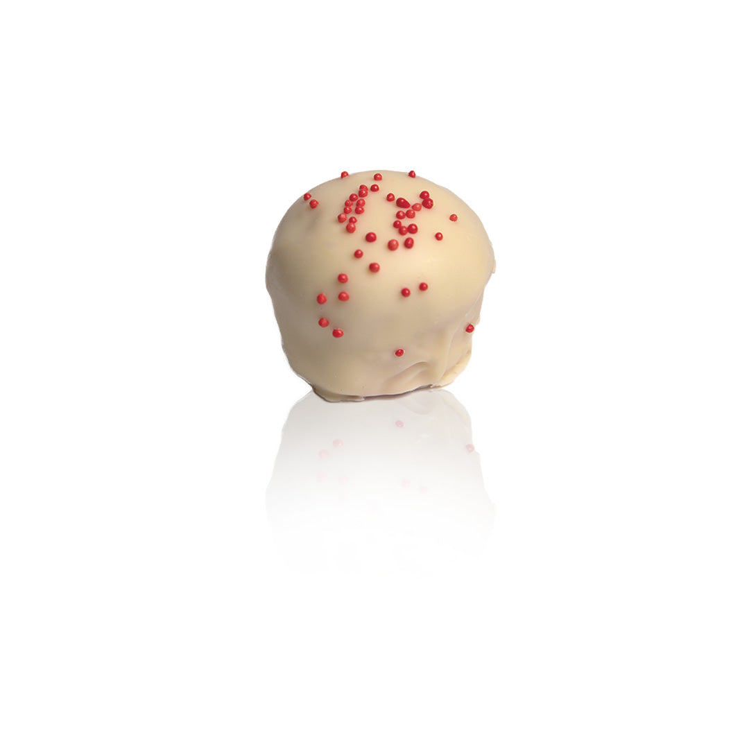 Chocolate Red Velvet with Pink Vermicelle
