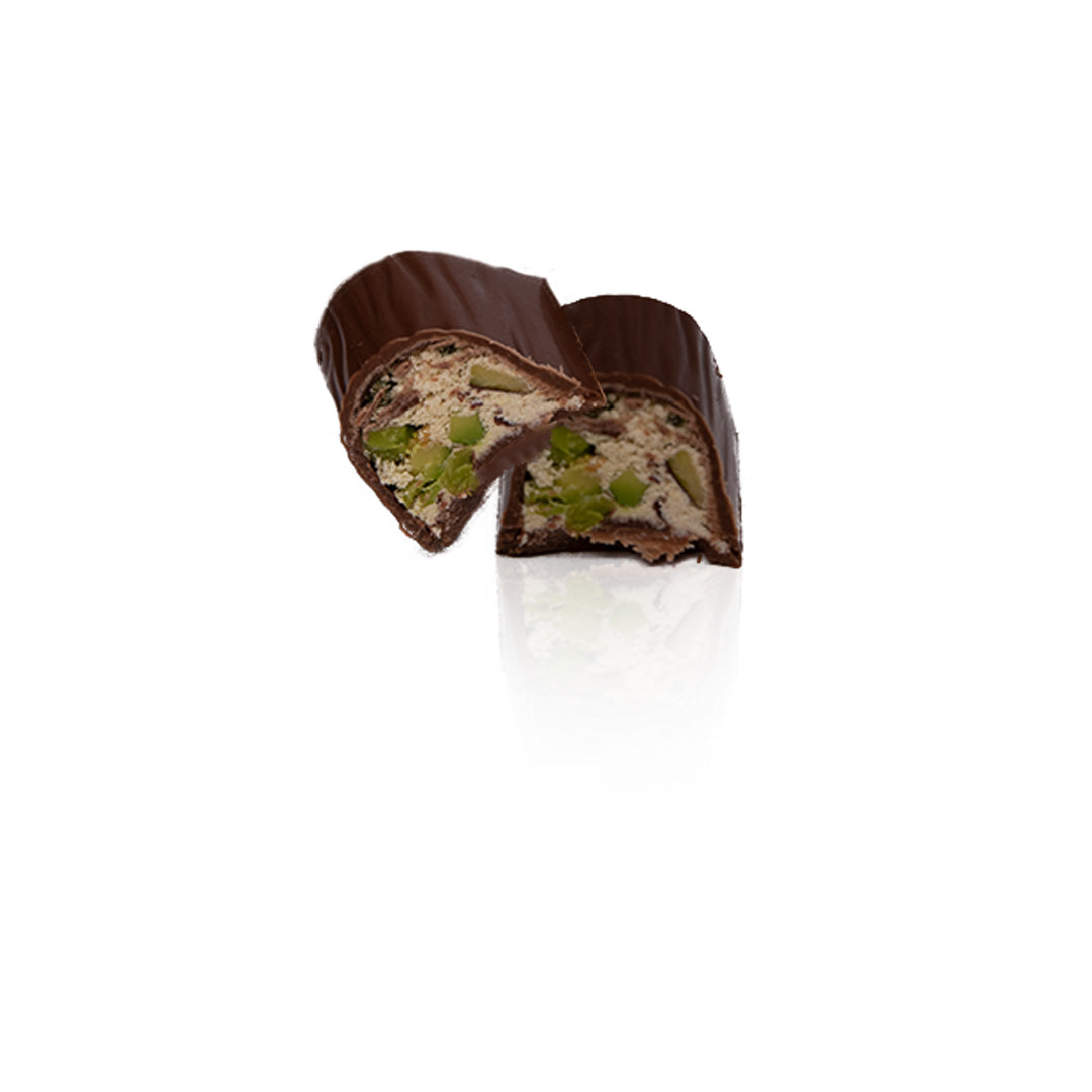 Chocolate Halawa with Pistachio