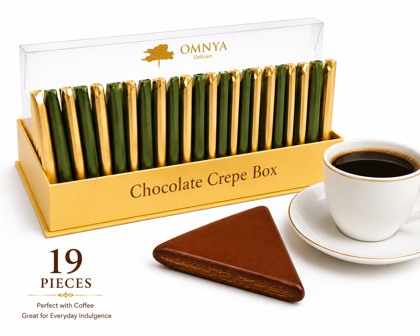 19 Piece Crispy Chocolate Crepe Gift Box