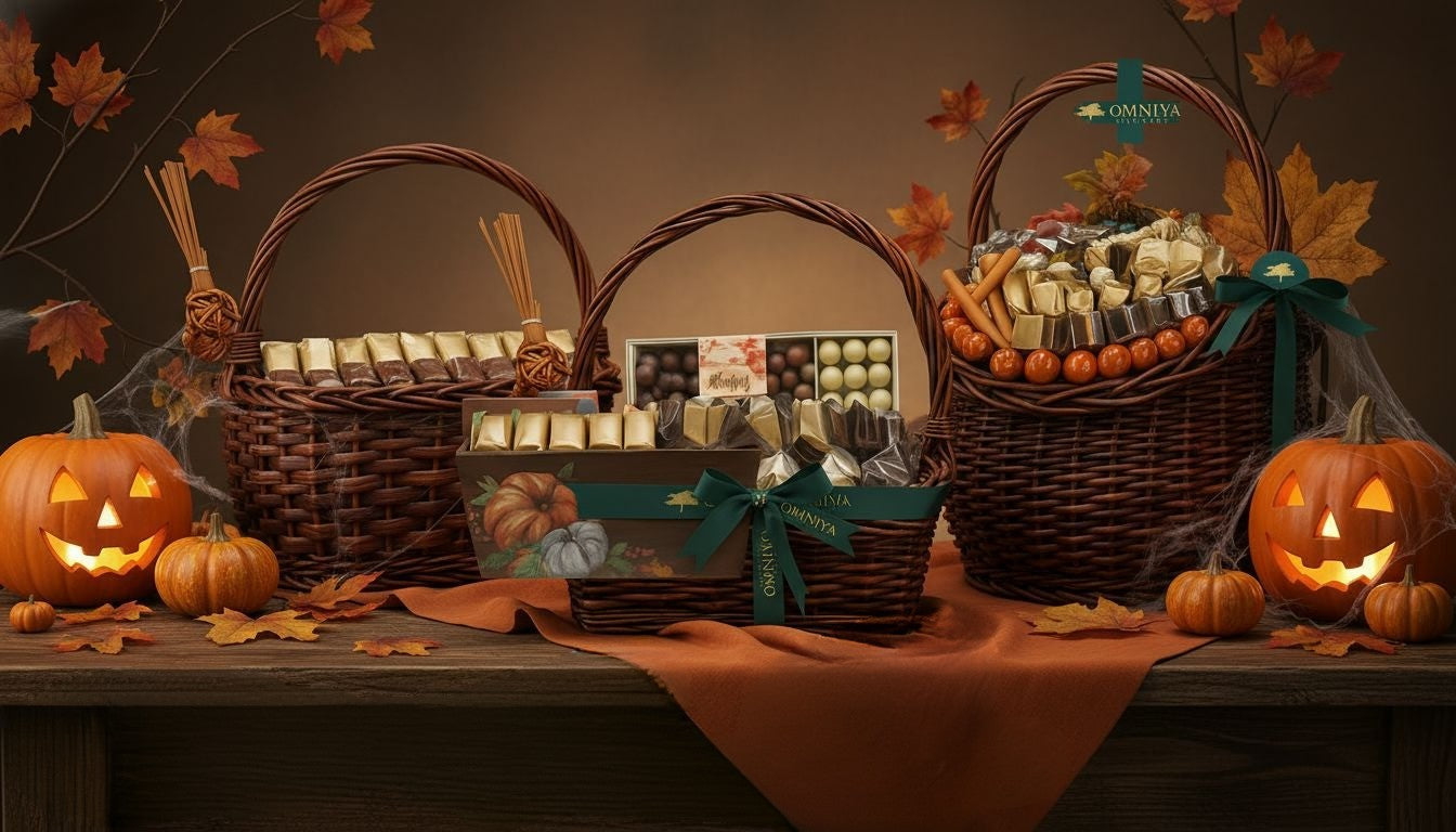 Thanksgiving Chocolate Gift Basket – Gourmet Assorted Chocolates & Sweets for Family, Friends & Holiday Celebrations