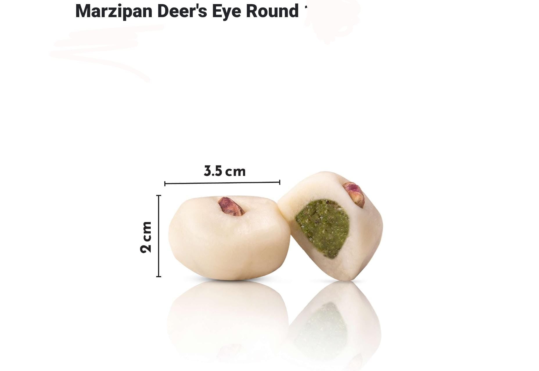 OMNIYA Delicacy Marzipan Lozina Box (1 LB, 25 Pieces) – Premium Mediterranean Marzipan Sweets with Pistachio & Rose – Gourmet Gift Box for Eid, Christmas, Weddings & Special Occasions