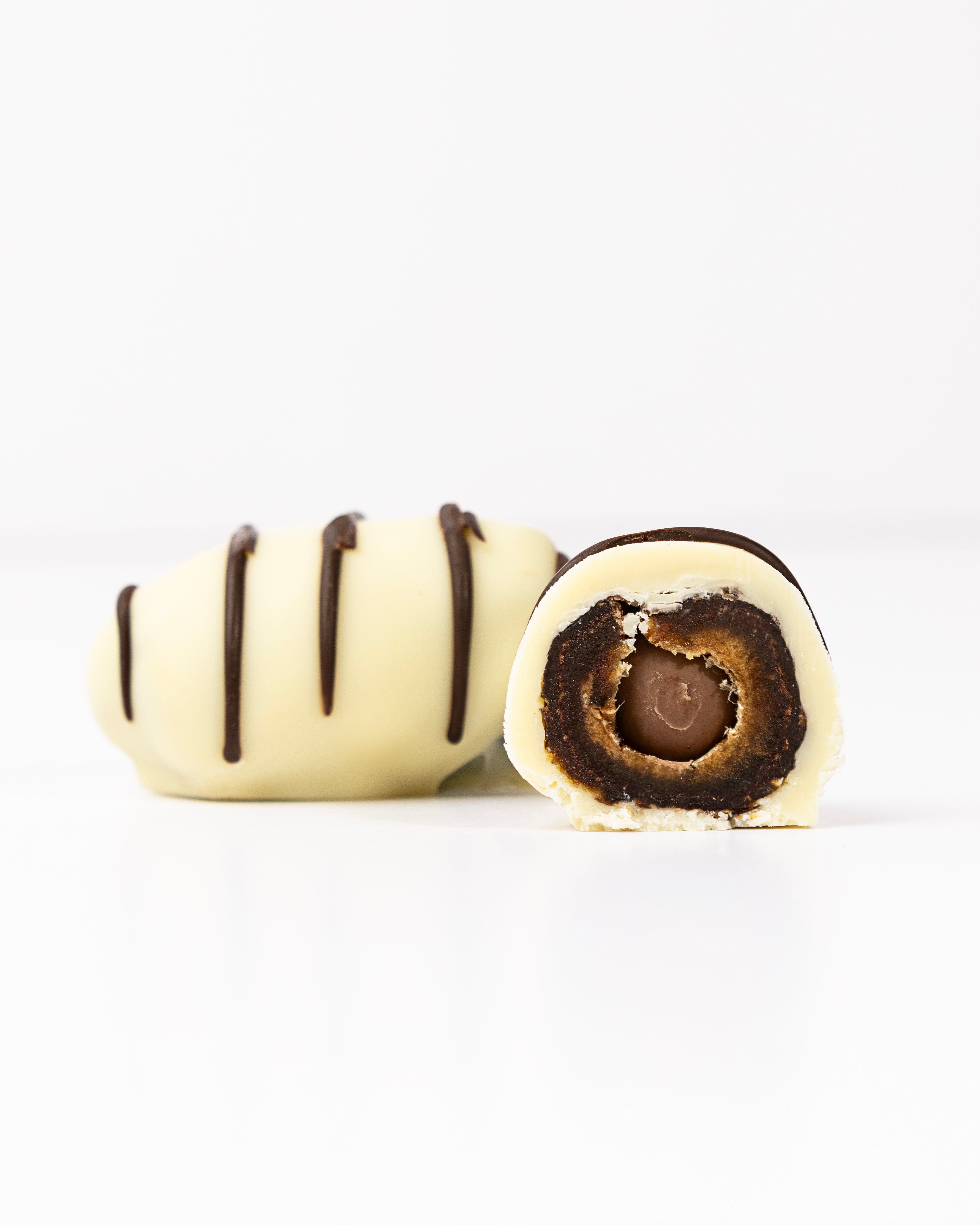 Belgian Milk and White Chocolate Covered Medjool Dates