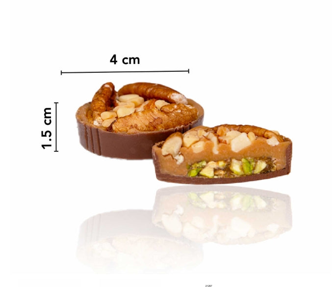 Chocolate Caramel Croquant Almond and Pecan