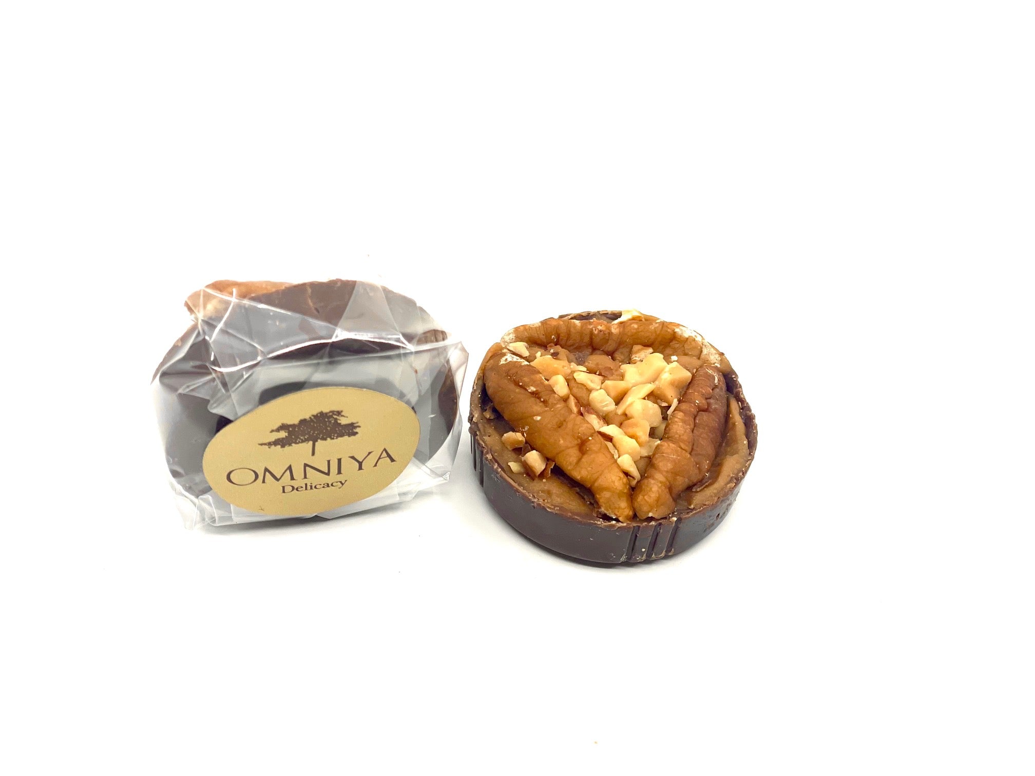Chocolate with Pistachio Base and Pecans