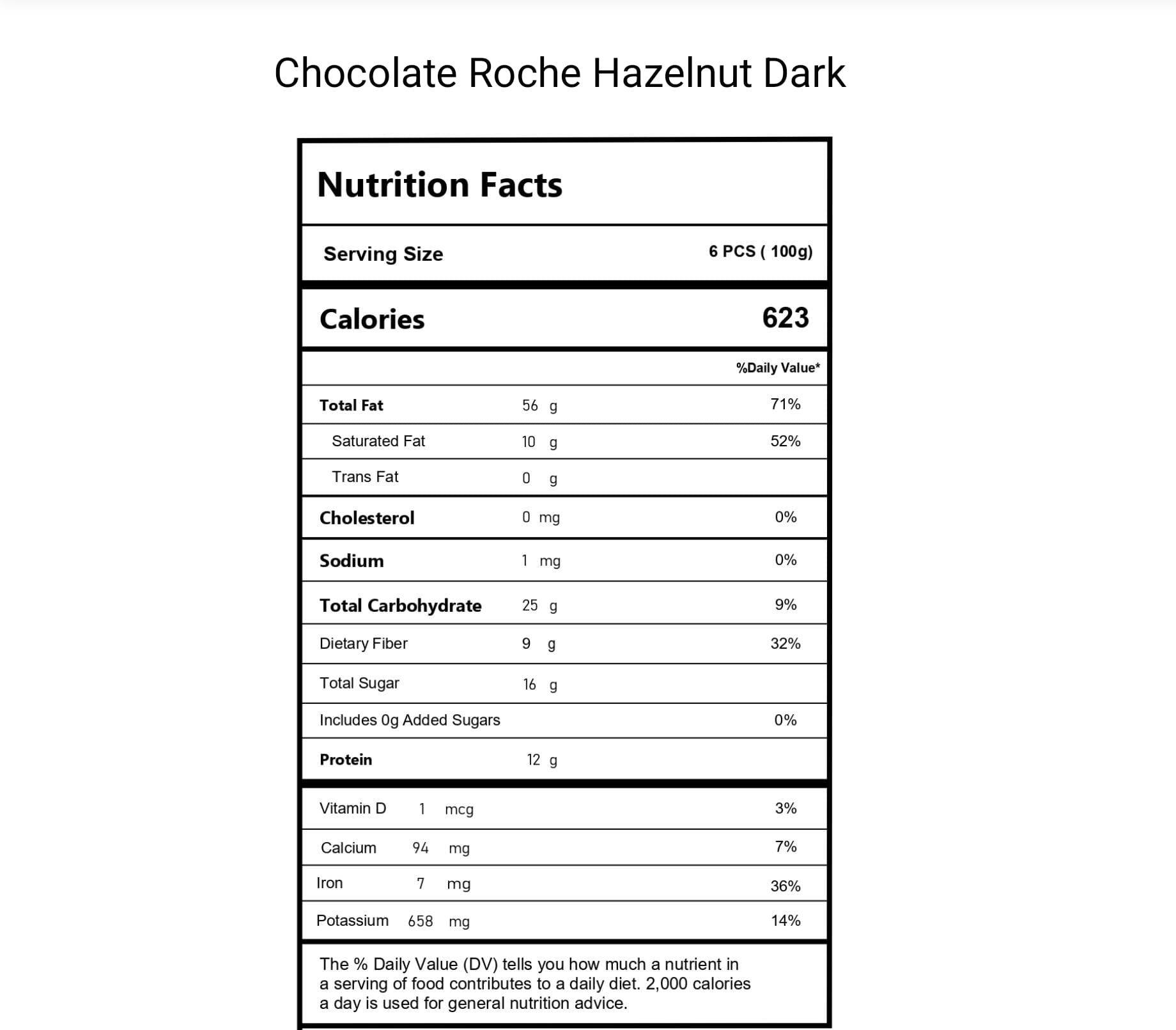 Dark Chocolate with Hazelnuts