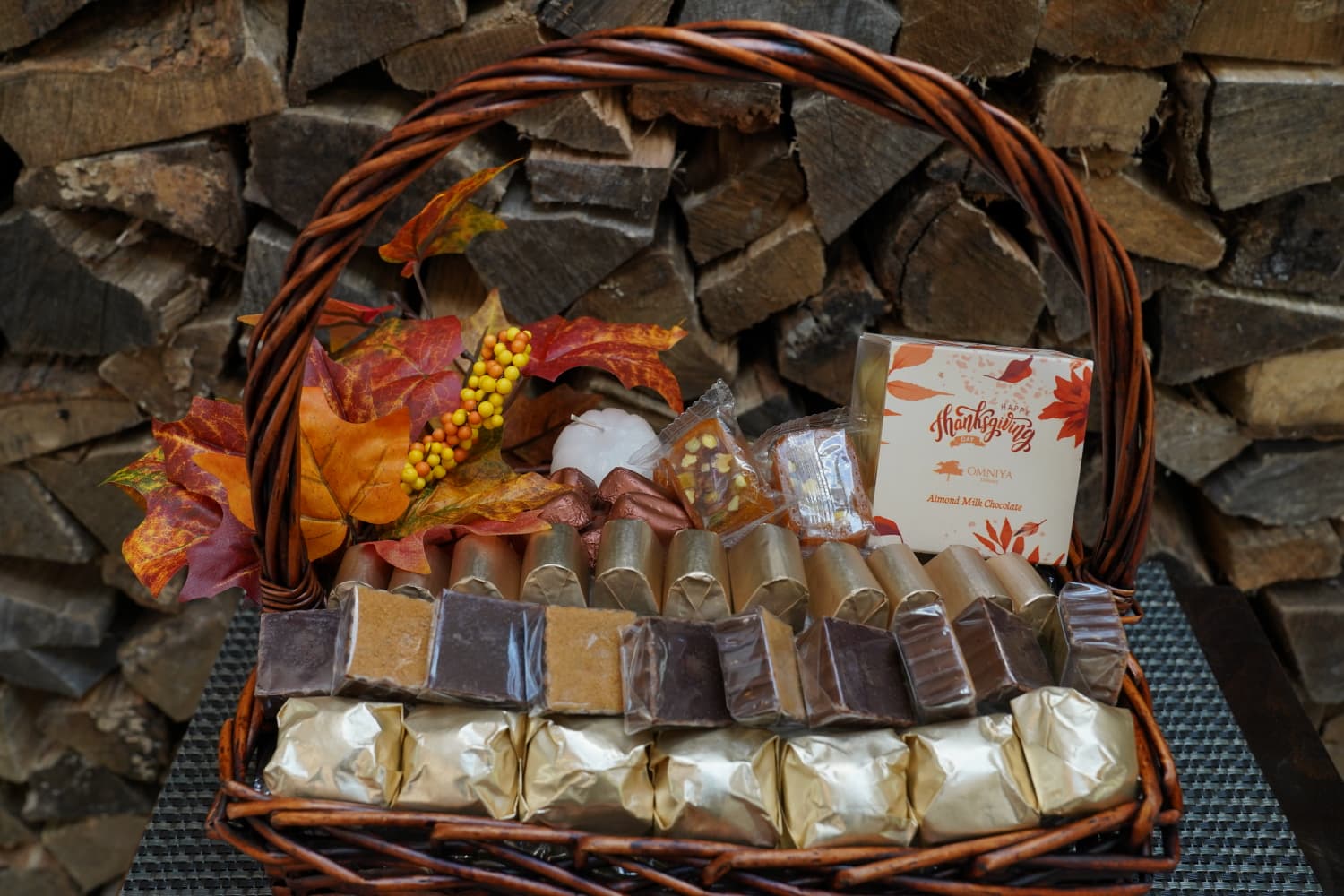 Thanksgiving Chocolate Gift Basket – Gourmet Assorted Chocolates & Sweets for Family, Friends & Holiday Celebrations