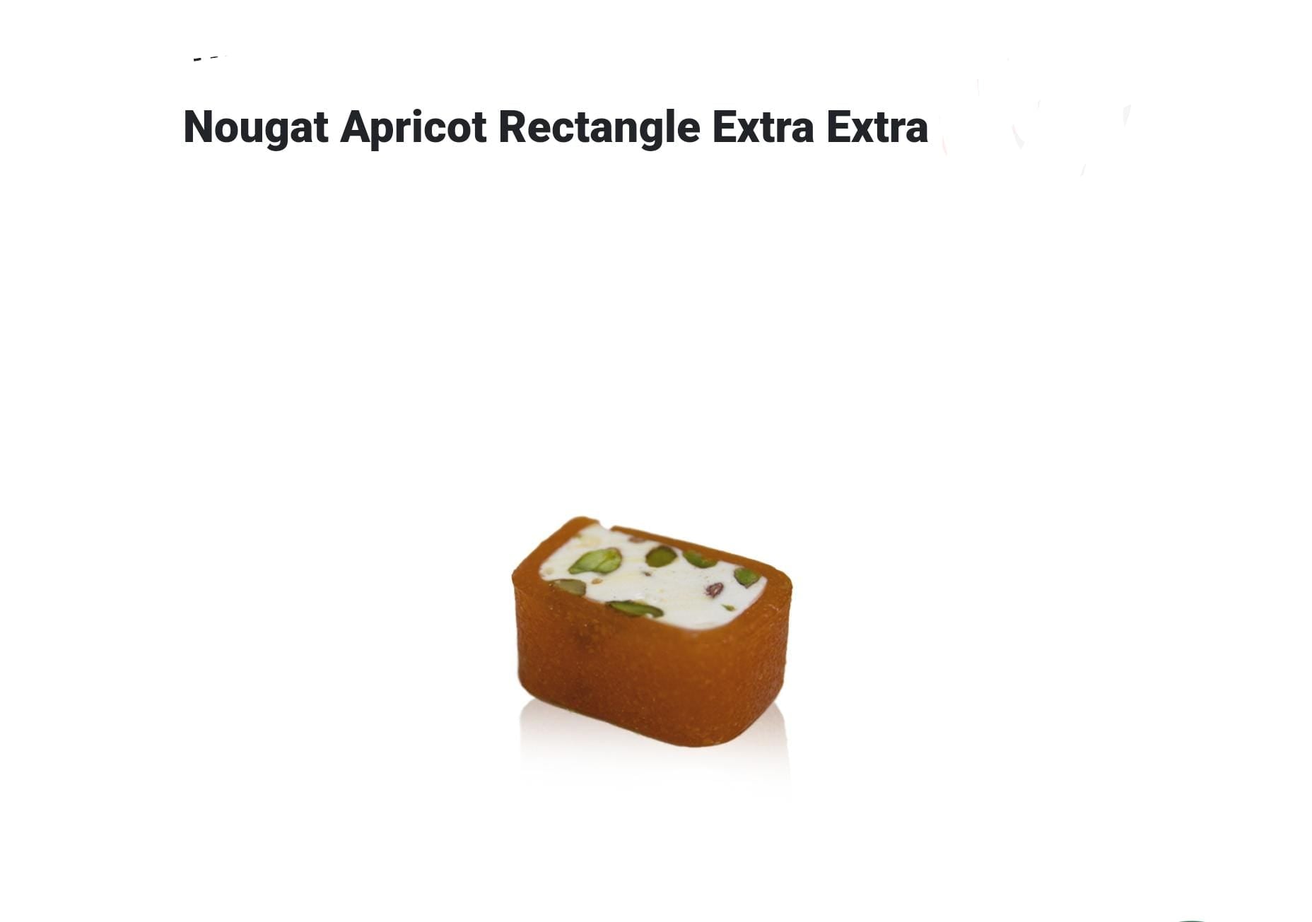 Nougat Apricot Rectangle Extra Extra (22g)