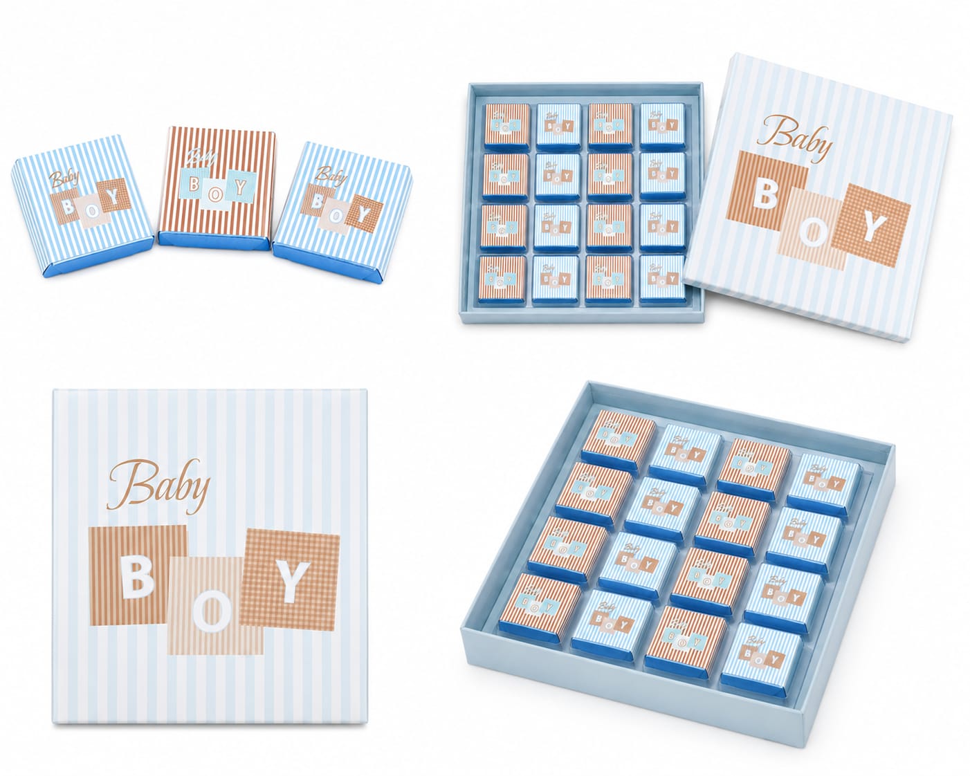 OMNIYA Baby Boy Chocolate Gift Box