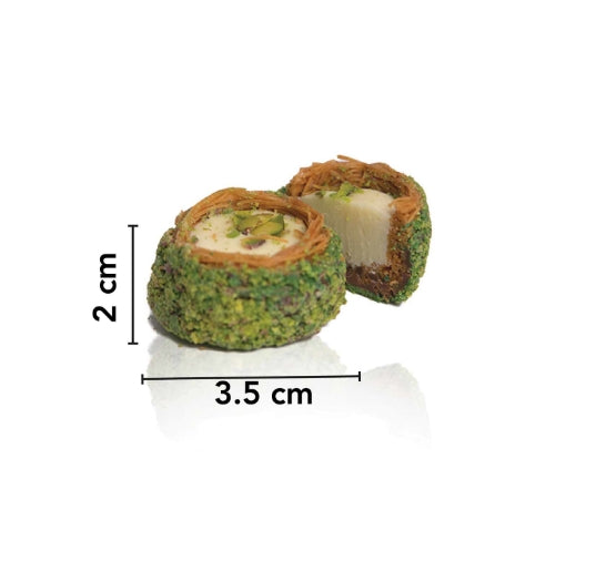 OMNIYA Chocolate Bird Nest with Kashta and Pistachio