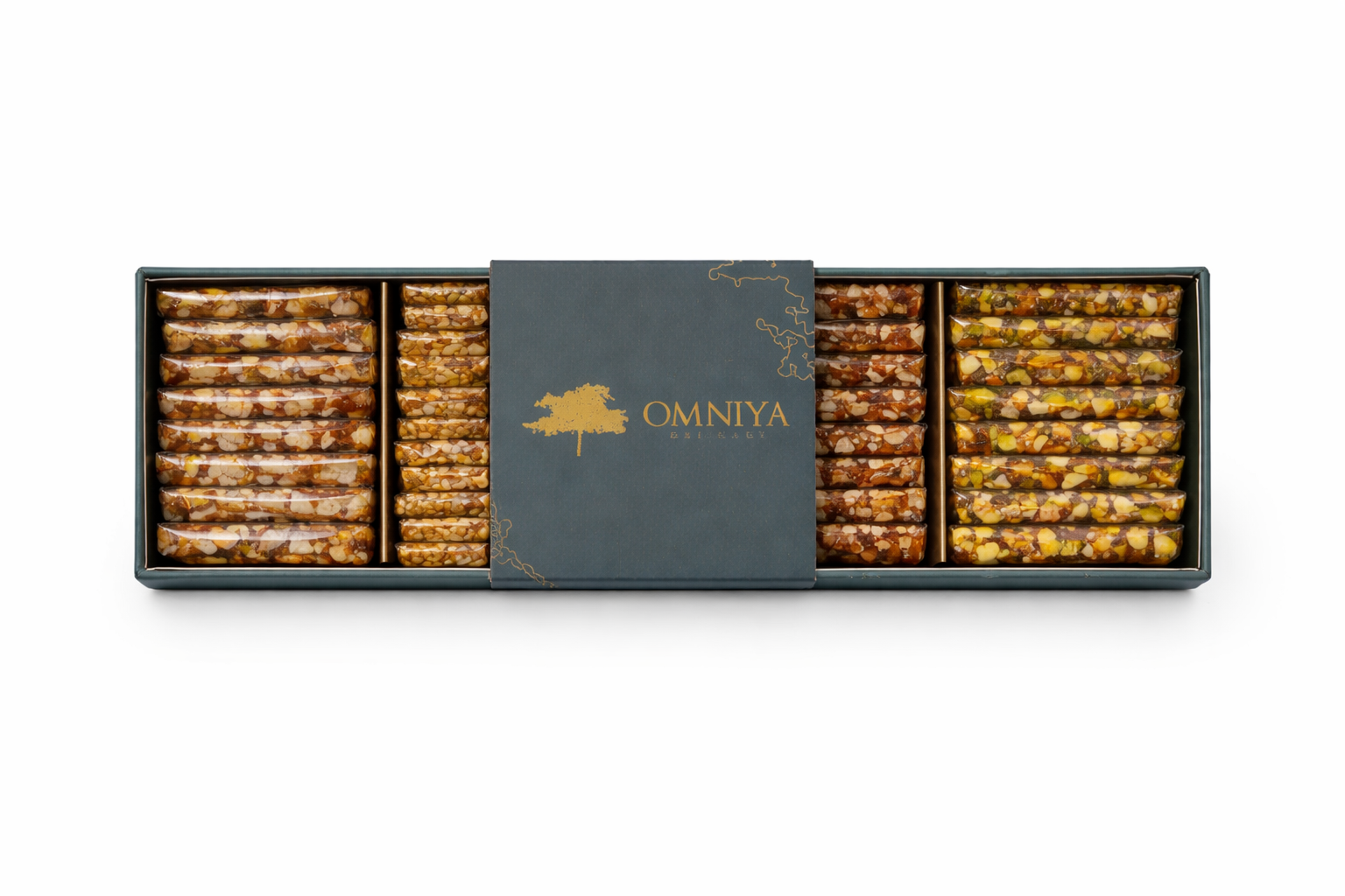 OMNIYA Delicacy 40 Piece Gourmet Croquant Box
