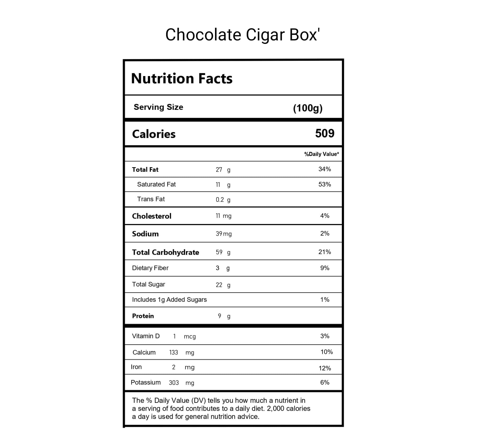Premium Chocolate Cigar Gift